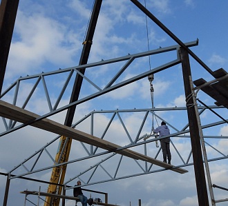 Сентябрь 2012 года. Начало строительства собственной производственно-технической базы в г. Краснодар, ст. Елизаветинская